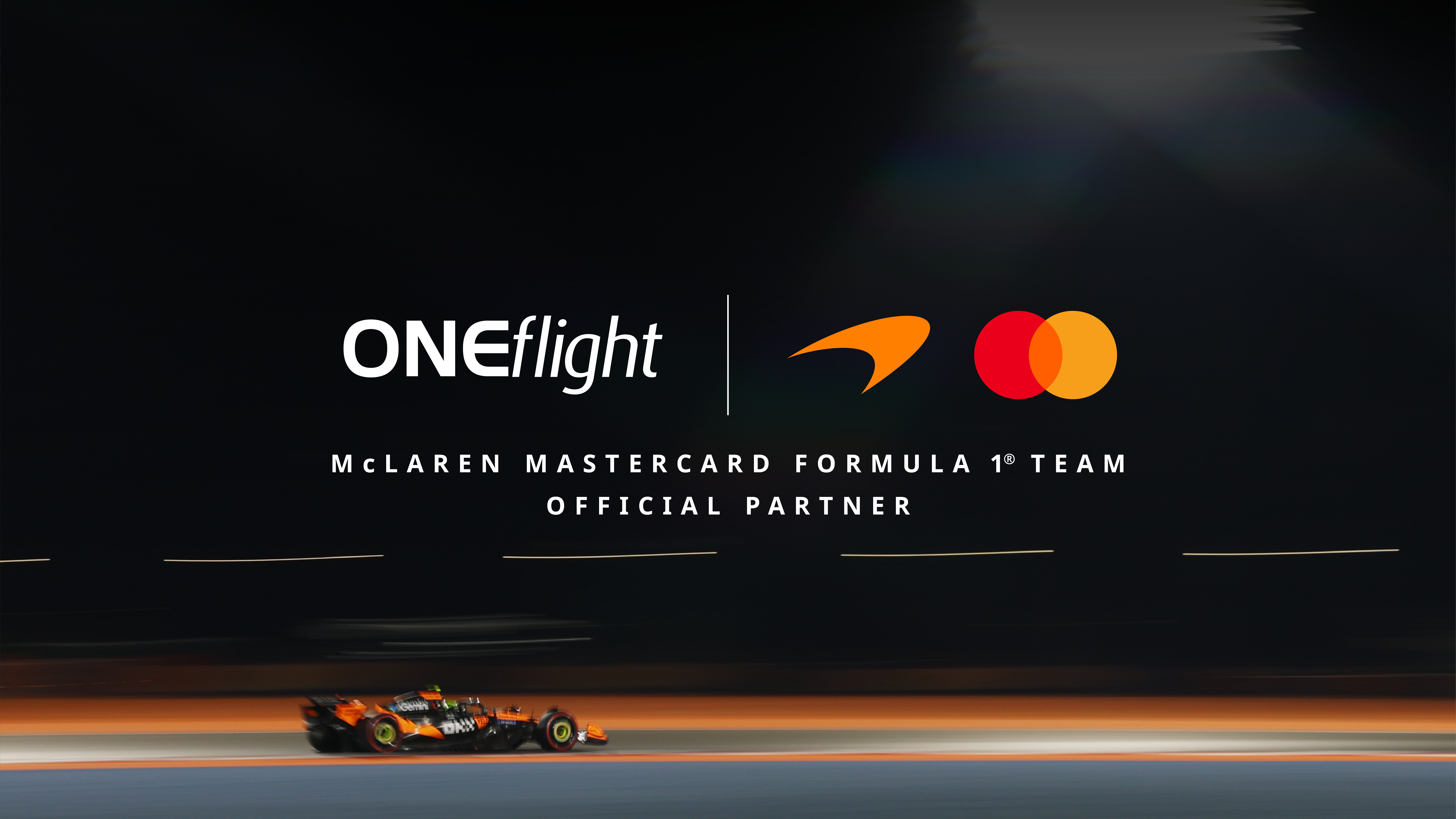 ONEflight International named Official Private Aviation Partner of the McLaren Mastercard Formula 1 Team 
