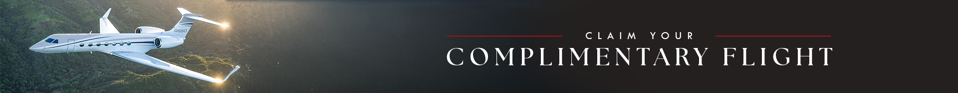 Complimentary Flight Banner