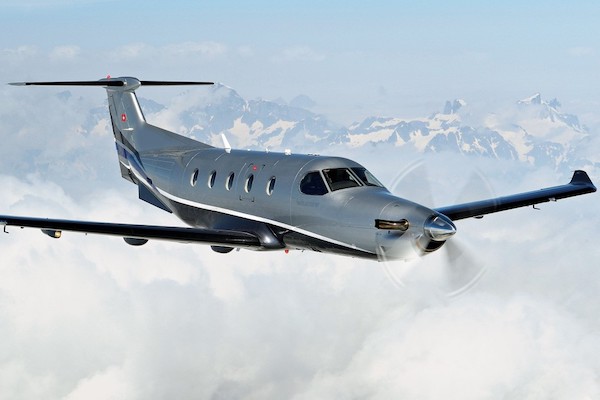 Pilatus PC-12 turbo prop aircraft