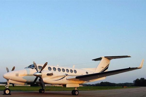 King Air 300 turbo prop private jet