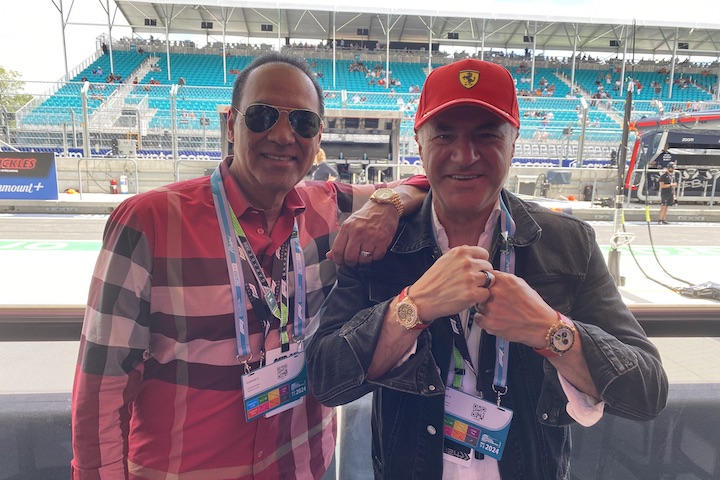 ONEflight Hosts Members at F1 Miami in Chairman's Suite and Rooftop, Featuring ONEflight Brand Ambassador Kevin O'Leary
