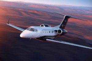 Phenom 300E light private jet